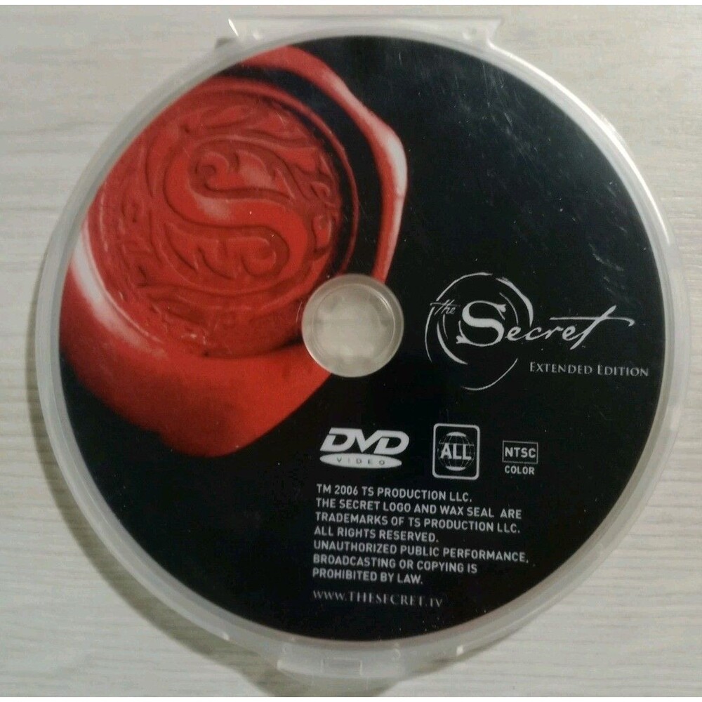 The Secret (DVD, 2006, Extended Edition) Movie Faith Spiritual VGUC